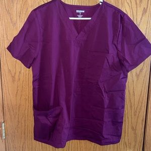 Womens medium purple scrub top